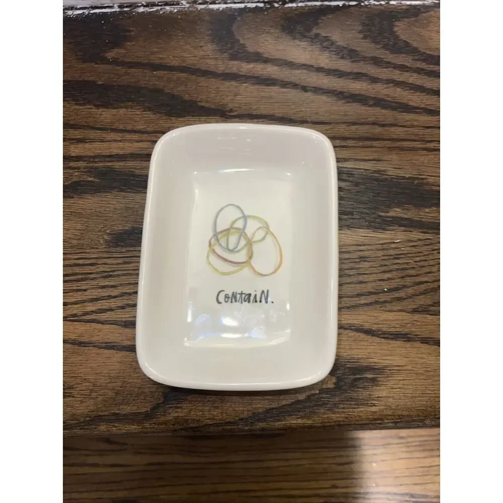Rae Dunn Artisan Collection by Magenta Flawless Soap / Trinket Dish